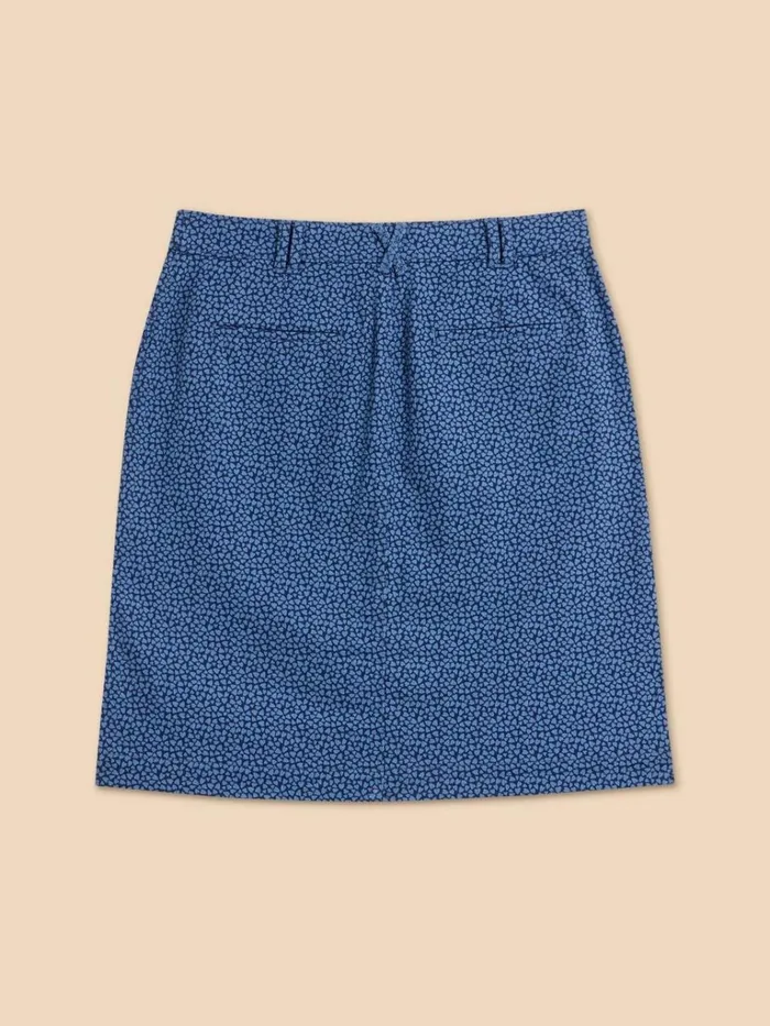 Women SKIRTS White Stuff Melody Twill Skirt Blue Print Women SKIRTS White Stuff Melody Twill Skirt Blue Print