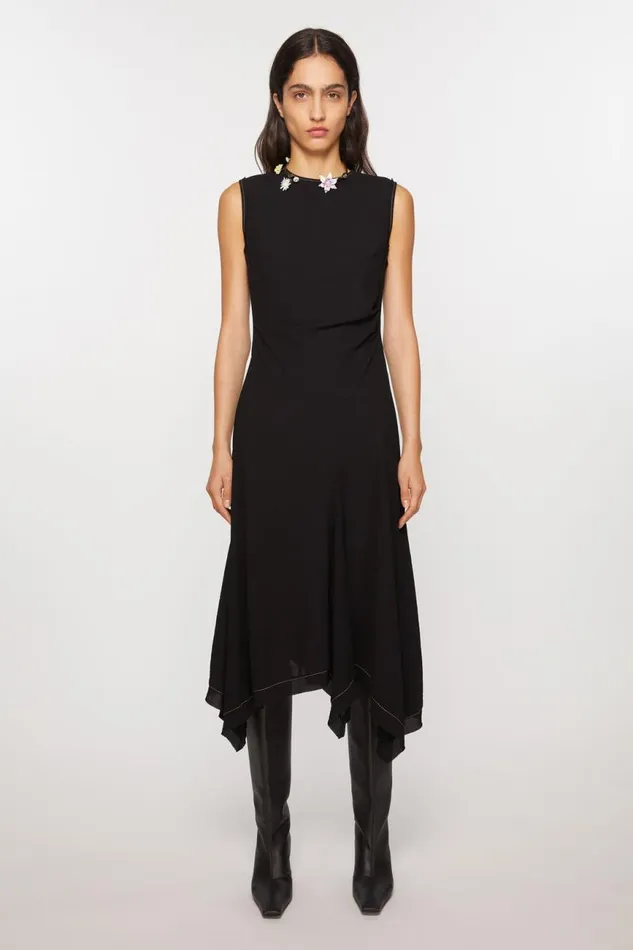 Women Sleeveless Dress Black Acne Studios Dresses