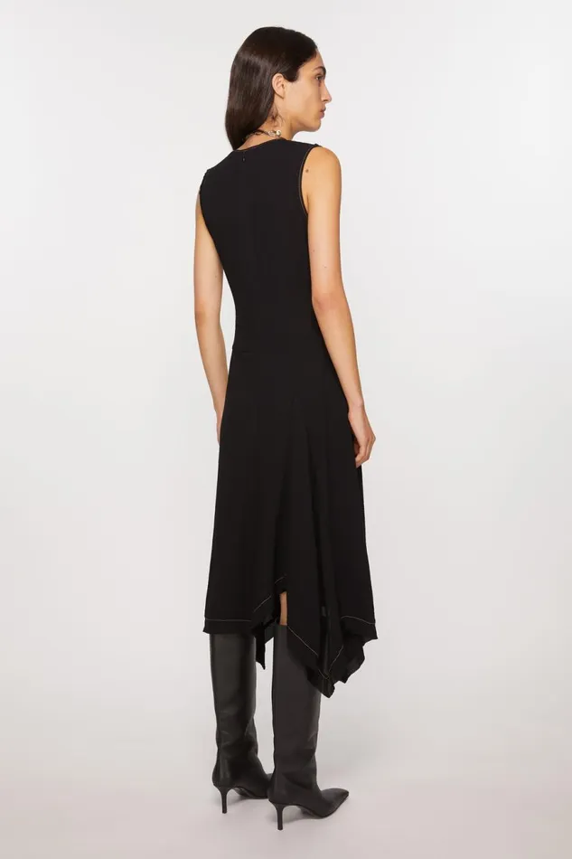 Women Sleeveless Dress Black Acne Studios Dresses
