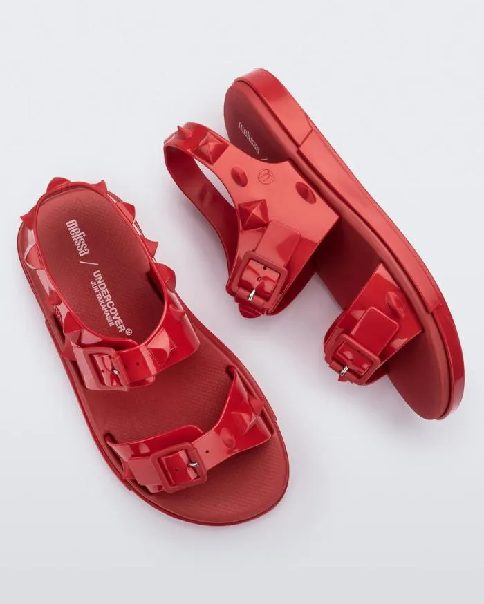 Women Spikes Sandal Red Melissa Sandals