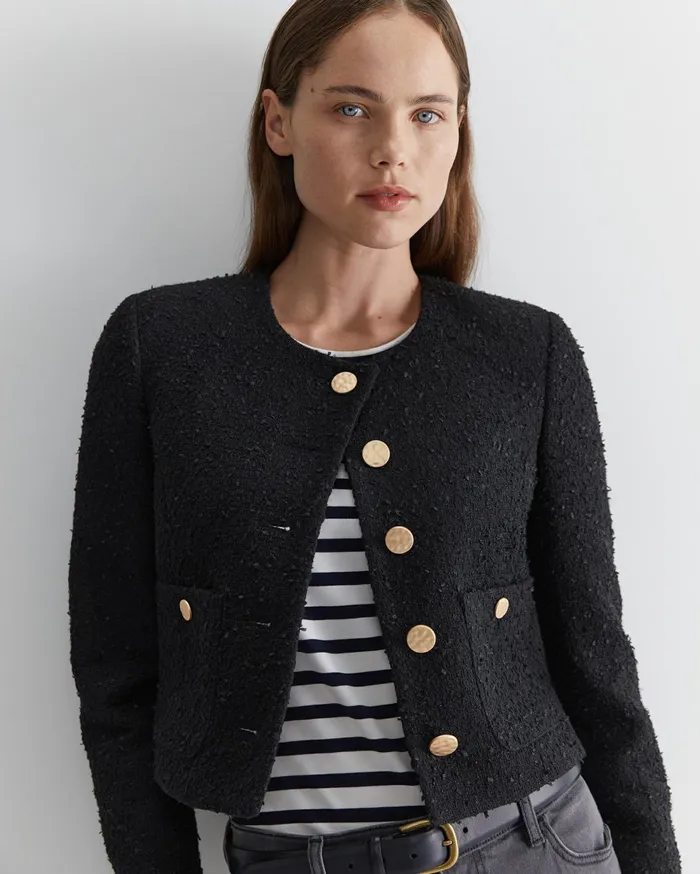Women Sportscraft Jackets and Vests Samah Boucle Jacket Black