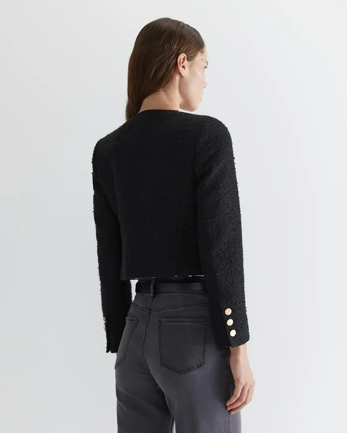 Women Sportscraft Jackets and Vests Samah Boucle Jacket Black