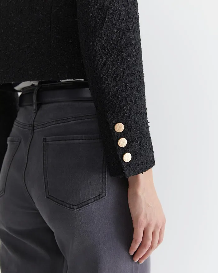 Women Sportscraft Jackets and Vests Samah Boucle Jacket Black