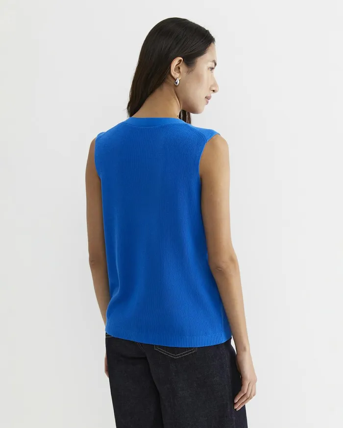 Women Sportscraft Knits and Cardigans Becky Cotton Vest Peacock