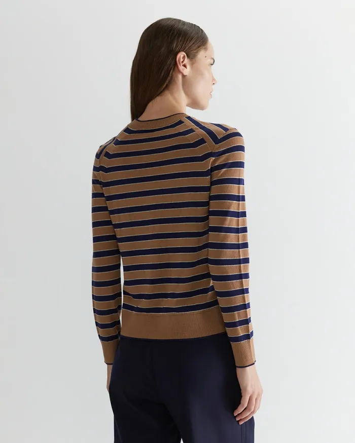 Women Sportscraft Knits and Cardigans Merino Wool Stripe Knit Stripe