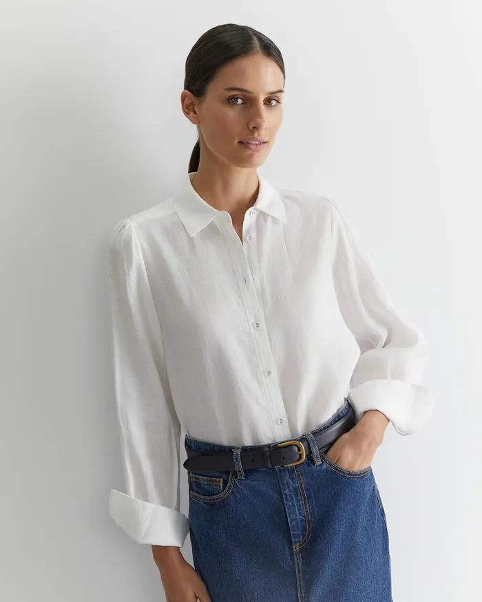 Women Sportscraft Shirts Amy Blouse White