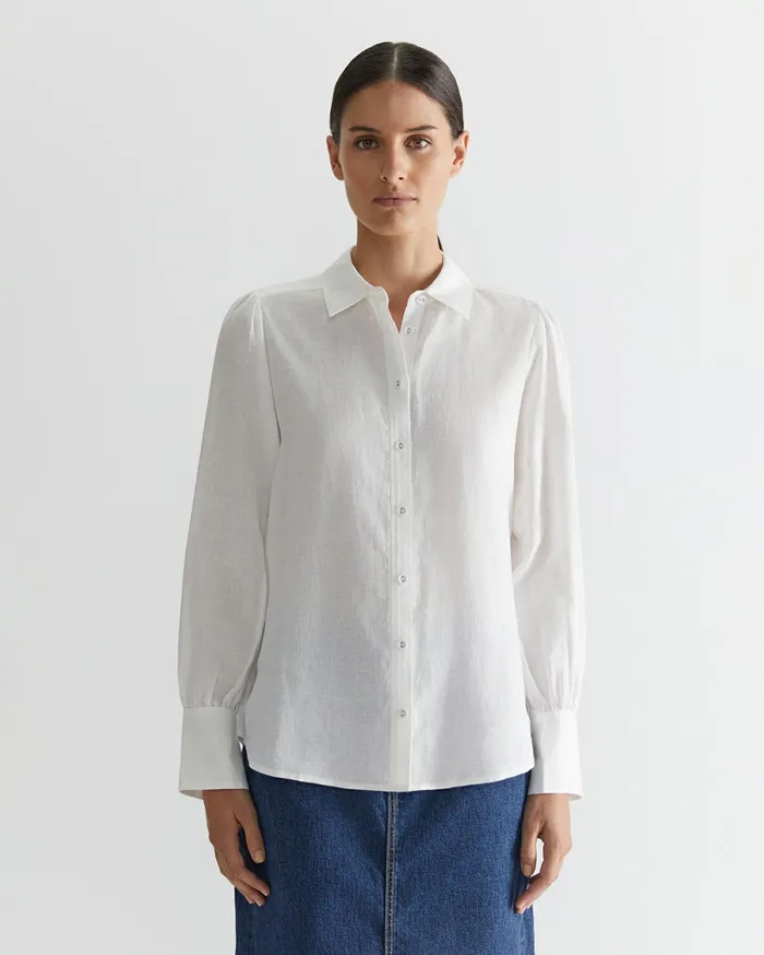 Women Sportscraft Shirts Amy Blouse White