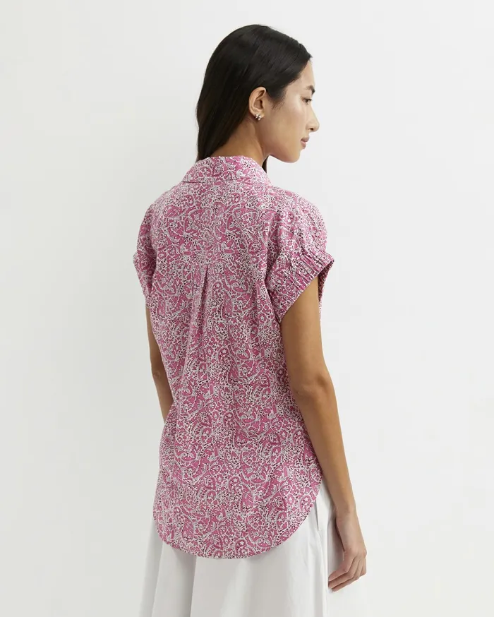 Women Sportscraft Shirts Laurel Short Sleeve Liberty Shirt Pink Multi