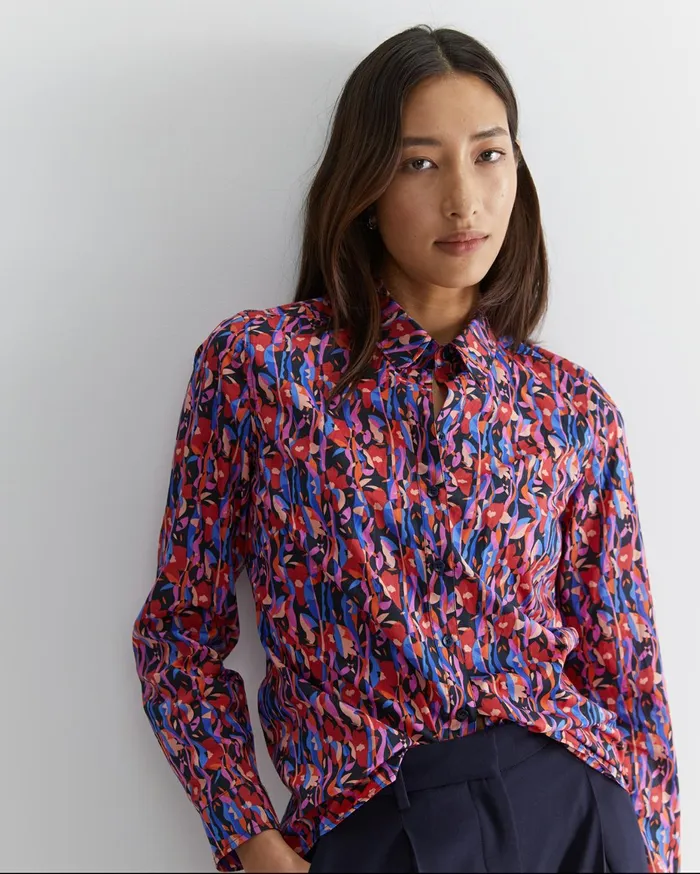 Women Sportscraft Shirts Nayra Liberty Shirt Red Multi