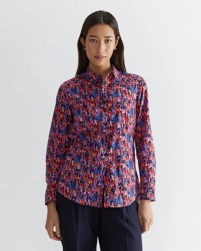Women Sportscraft Shirts Nayra Liberty Shirt Red Multi