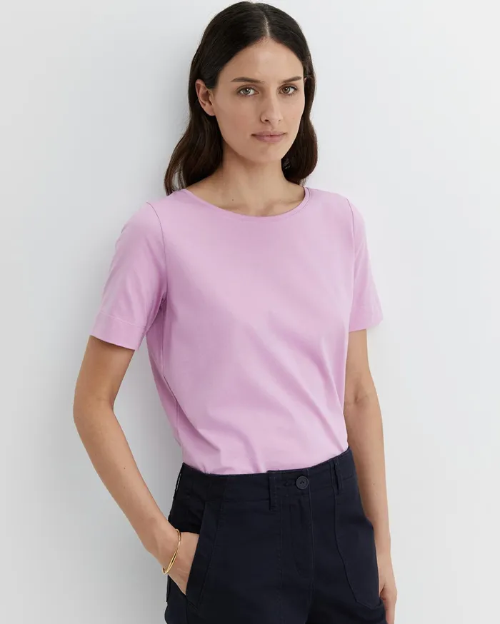 Women Sportscraft Tops and Tees Mercerised Cotton Tee Orchid