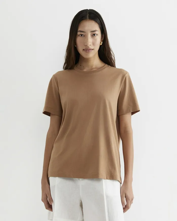 Women Sportscraft Tops and Tees The Essential Tee Tan