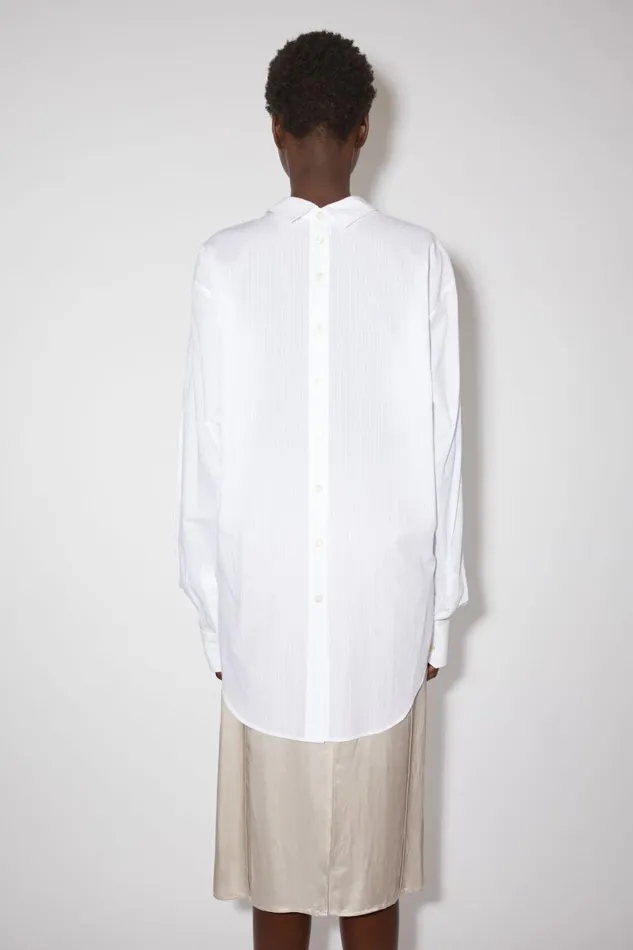 Women Striped Buttonup Shirt White Acne Studios Shirts and Blouses