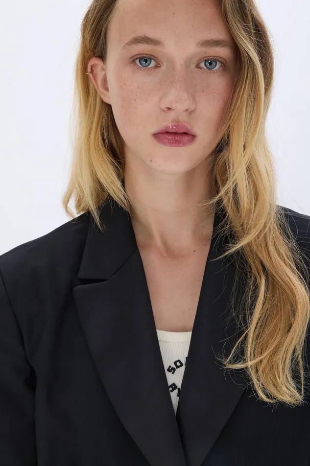 Women Suit Jacket In Cold Wool Black Black Sonia Rykiel Jackets