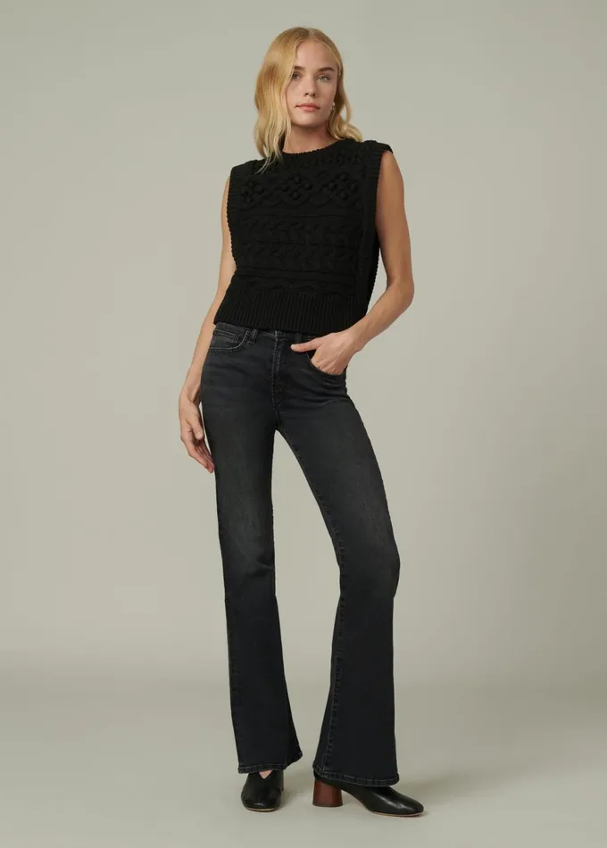 Women Sweaters Joe039s Jeans THE CLARA SWEATER VEST Black