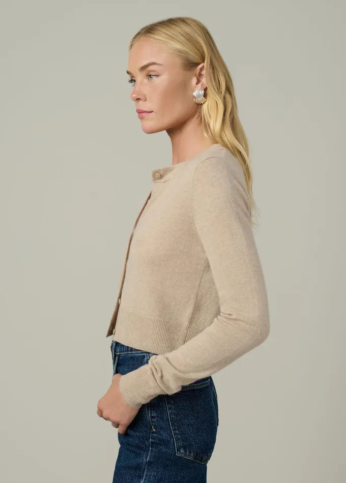 Women Sweaters Joe039s Jeans THE DANI CASHMERE CARDIGAN Oatmeal