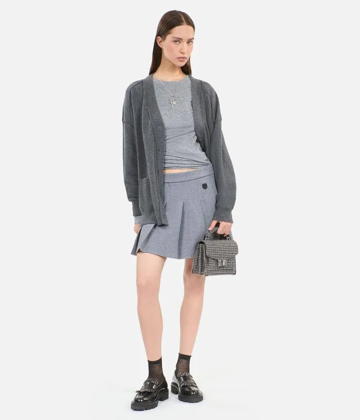 Women Sweaters THE KOOPLES Grey Cashmere Cardigan