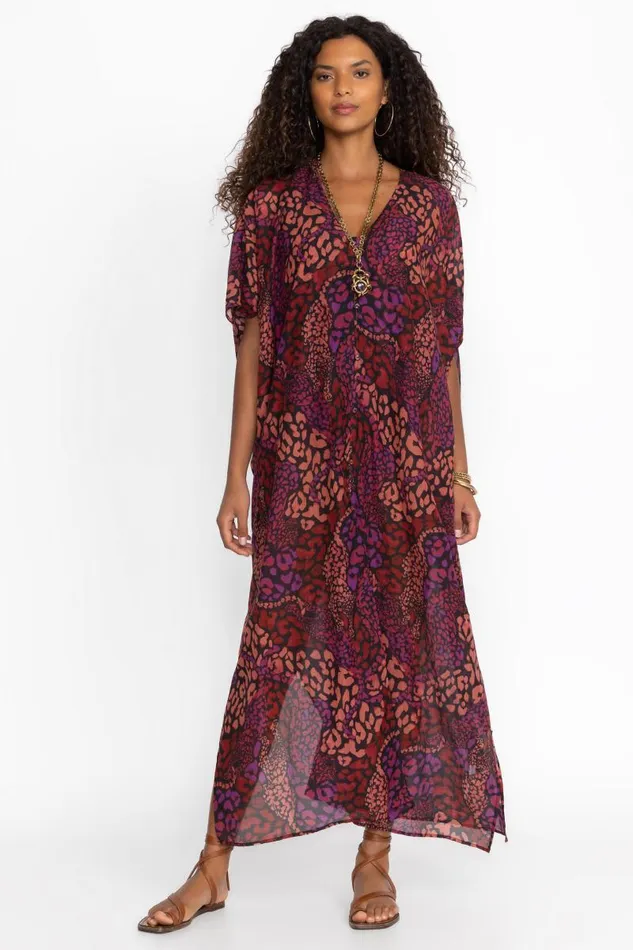 Women Swim and Resort Johnny Was AFENI MAXI KAFTAN Afeni raspberry Women Swim and Resort Johnny Was AFENI MAXI KAFTAN Afeni raspberry