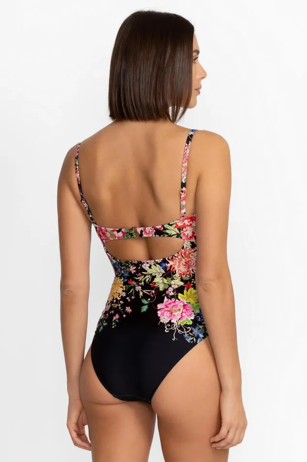 Women Swim and Resort Johnny Was METALLI NOTTE KEYHOLE ONE PIECE Metalli Notte Women Swim and Resort Johnny Was METALLI NOTTE KEYHOLE ONE PIECE Metalli Notte