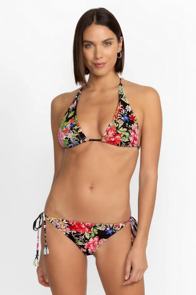 Women Swim and Resort Johnny Was METALLI NOTTE STRING BIKINI TOP Metalli Notte