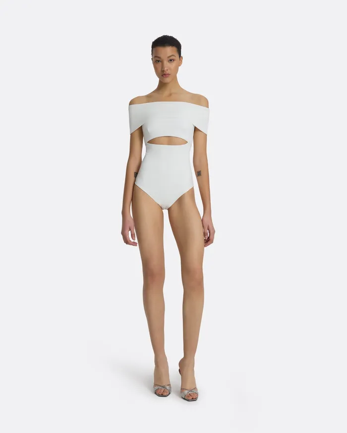 Women Swimwear Safiyaa Maira Ivory Swimsuit Ivory
