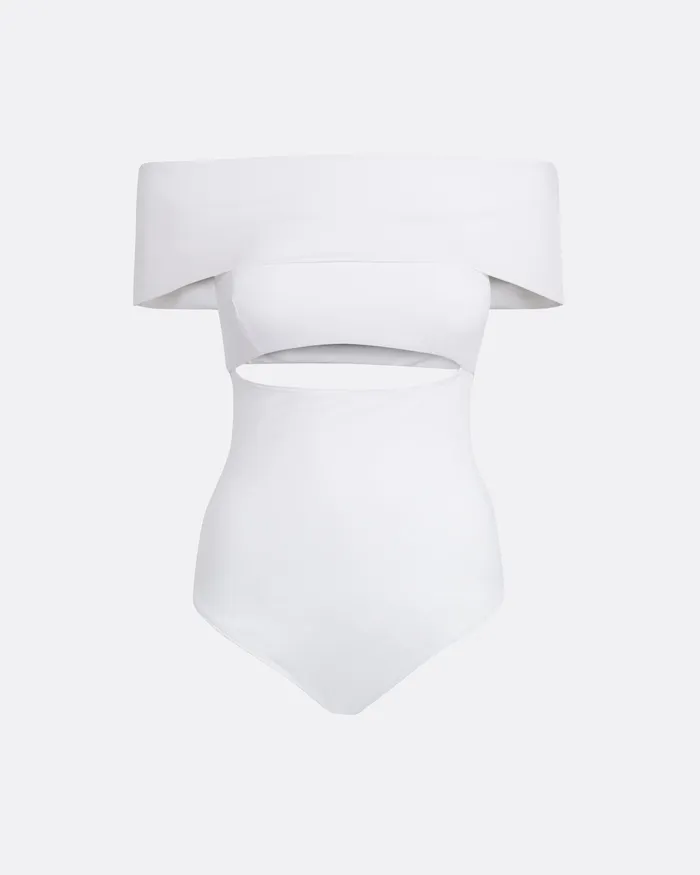 Women Swimwear Safiyaa Maira Ivory Swimsuit Ivory
