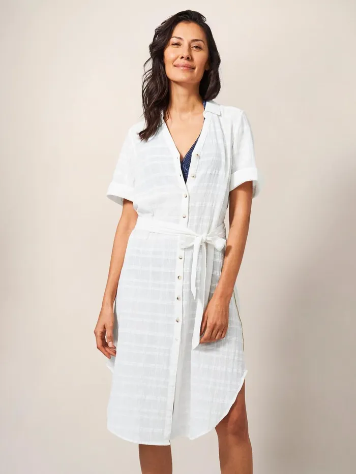 Women SWIMWEAR White Stuff Devin Shirt Dress Ivory Multi Women SWIMWEAR White Stuff Devin Shirt Dress Ivory Multi