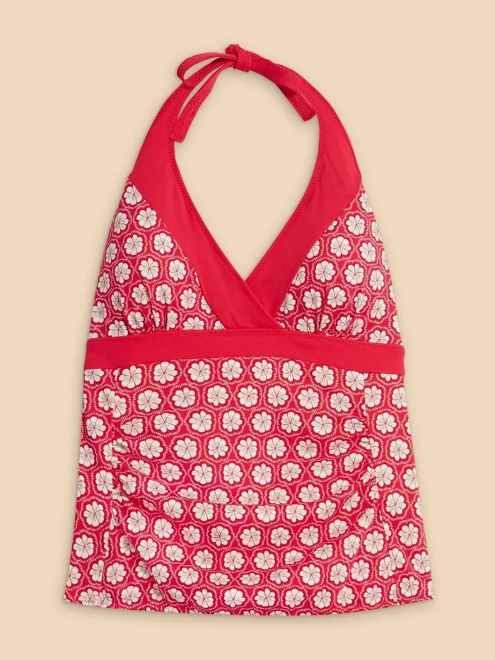 Women SWIMWEAR White Stuff Sunshine Reversible Printed Tankini Red Multi Women SWIMWEAR White Stuff Sunshine Reversible Printed Tankini Red Multi