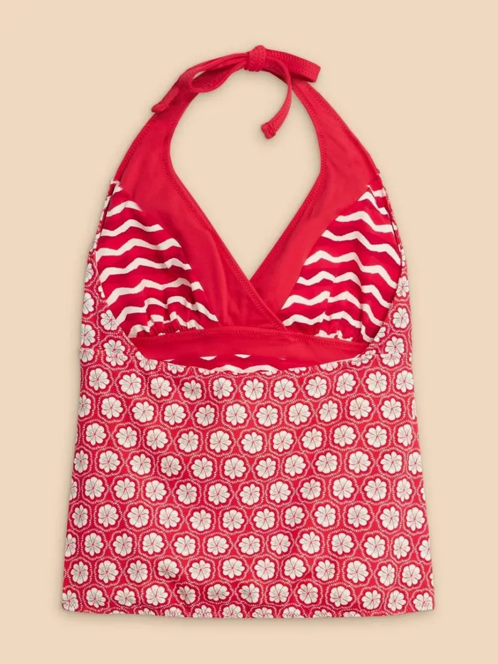 Women SWIMWEAR White Stuff Sunshine Reversible Printed Tankini Red Multi Women SWIMWEAR White Stuff Sunshine Reversible Printed Tankini Red Multi