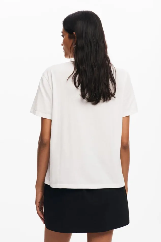 Women Tshirts Desigual Plain Vase Tshirt Women Tshirts Desigual Plain Vase Tshirt