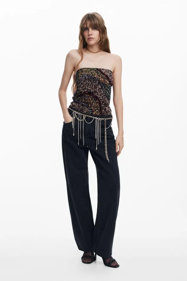 Women Tshirts Desigual Sleeveless Knit Top