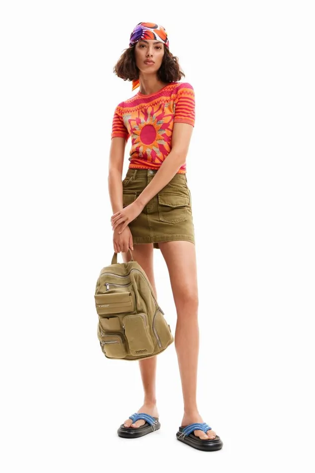 Women Tshirts Desigual Sun Knit Tshirt