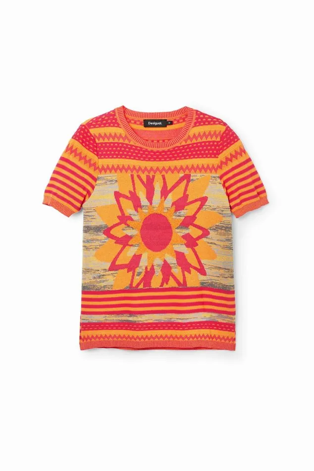 Women Tshirts Desigual Sun Knit Tshirt