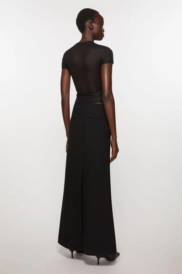Women Tailored Skirt Black Acne Studios Skirts