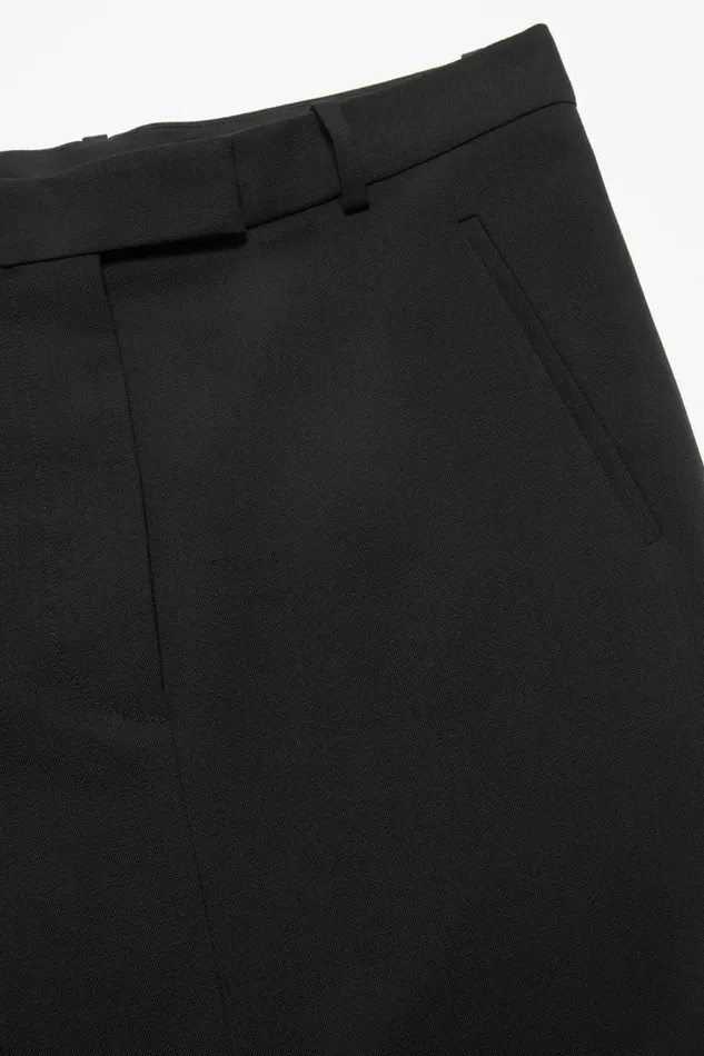 Women Tailored Skirt Black Acne Studios Skirts
