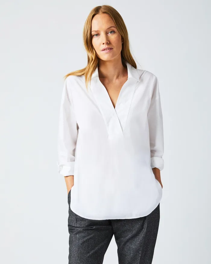 Women The Big Shirt White Billy Reid Tops