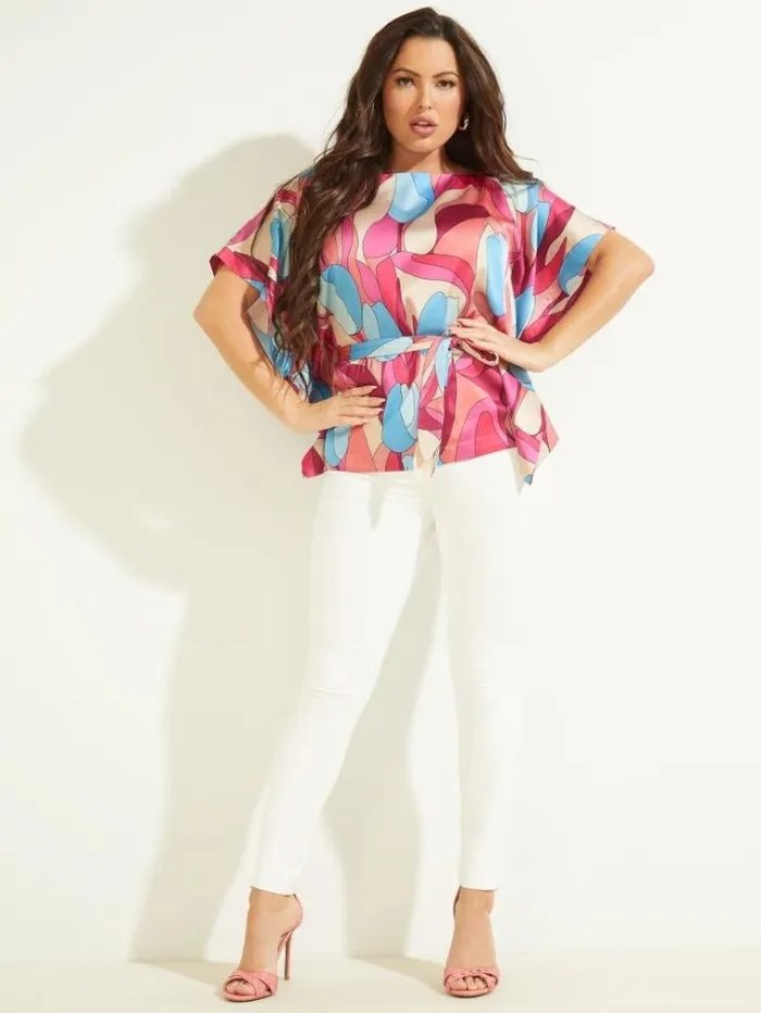 Women Tops And Sweaters Marciano Baja Beach Kimono Bold Bloom Women Tops And Sweaters Marciano Baja Beach Kimono Bold Bloom