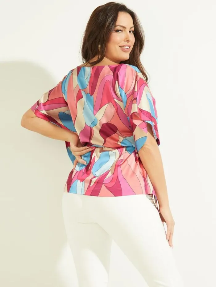 Women Tops And Sweaters Marciano Baja Beach Kimono Bold Bloom Women Tops And Sweaters Marciano Baja Beach Kimono Bold Bloom