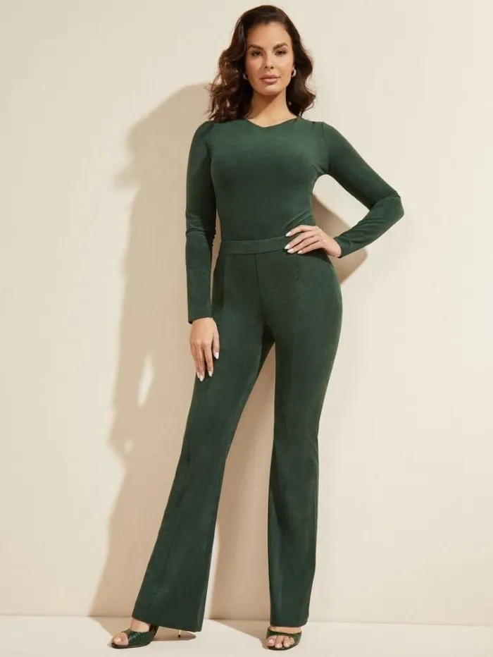 Women Tops And Sweaters Marciano Leonie Bodysuit Chenille Green Women Tops And Sweaters Marciano Leonie Bodysuit Chenille Green