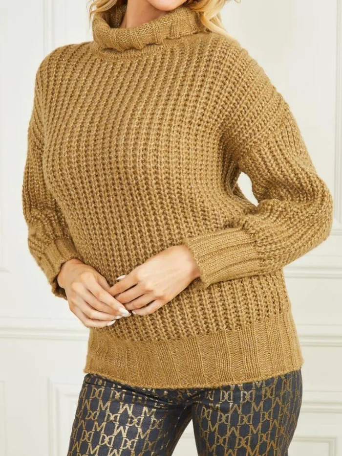 Women Tops And Sweaters Marciano Promise WoolBlend Sweater Cider Gold Multi Women Tops And Sweaters Marciano Promise WoolBlend Sweater Cider Gold Multi