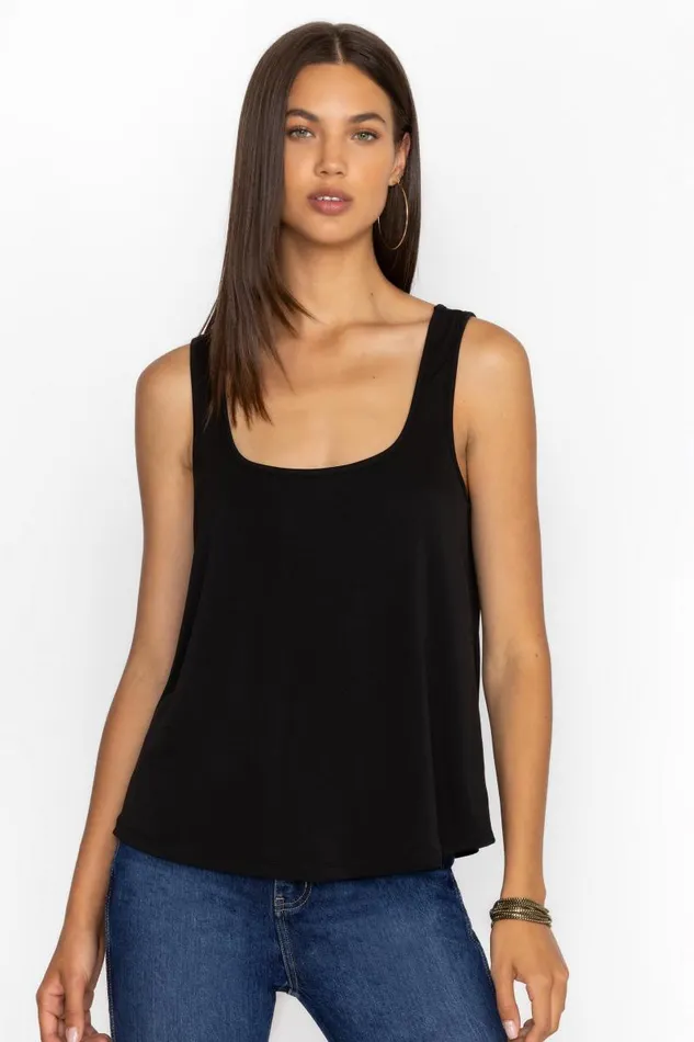 Women Tops Johnny Was JUSTINE TANK TOP Black