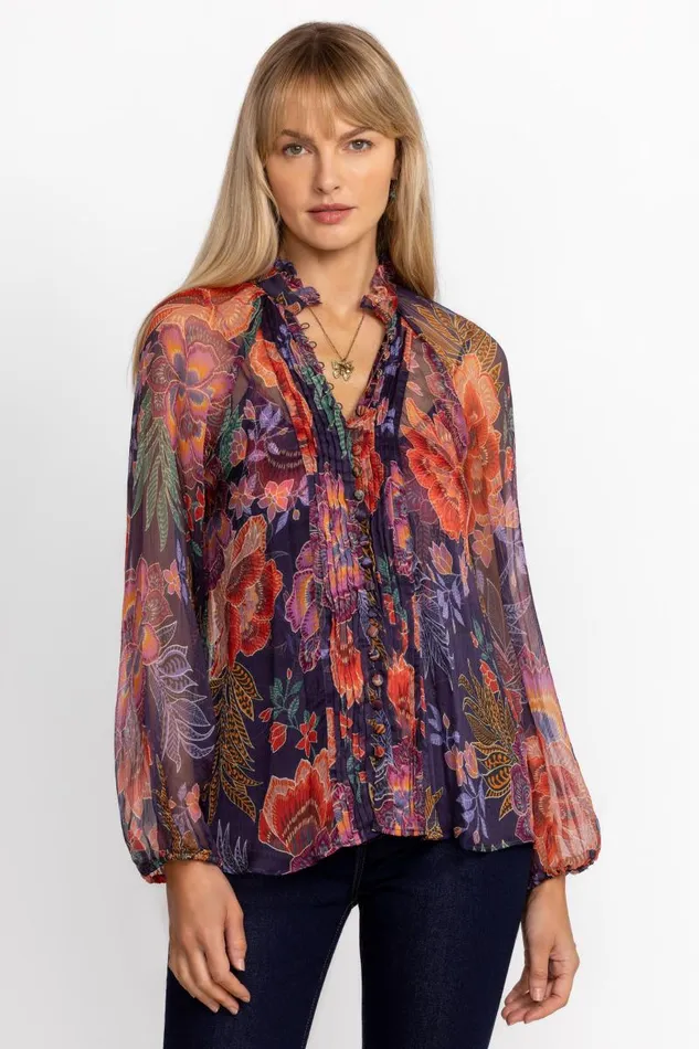 Women Tops Johnny Was OCTAVIA BLOUSE Etta S Garden Women Tops Johnny Was OCTAVIA BLOUSE Etta S Garden