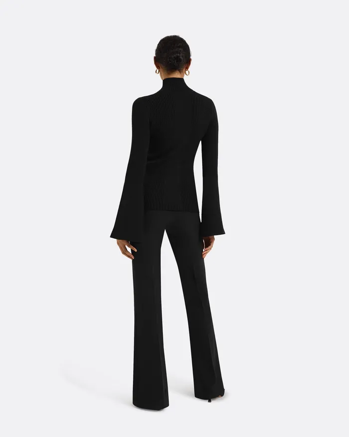 Women Tops Safiyaa Cherine Monochrome Knit Black