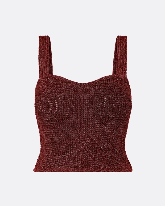 Women Tops Safiyaa Geena Amber Sun Knit Top Amber Sun