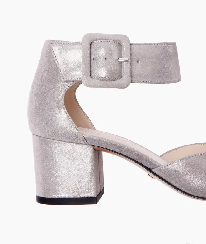 Women Uliss Low Heel 8211 Pewter Pelle Moda Low Heels Women Uliss Low Heel 8211 Pewter Pelle Moda Low Heels
