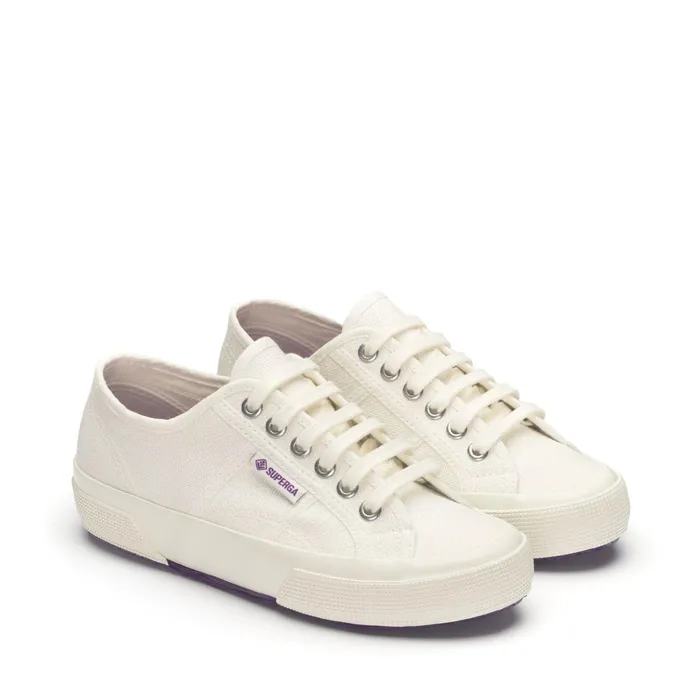 Women Unisex 2750 OG FIORENTINA Low Cut WHITE AVORIOPURPLE Superga Low Cut