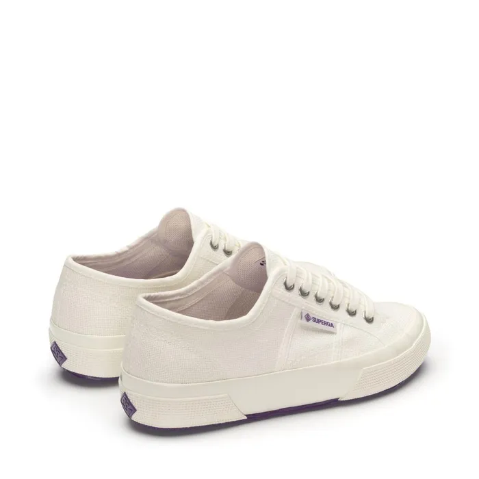 Women Unisex 2750 OG FIORENTINA Low Cut WHITE AVORIOPURPLE Superga Low Cut