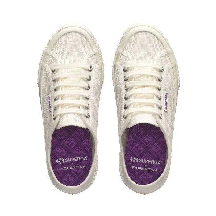 Women Unisex 2750 OG FIORENTINA Low Cut WHITE AVORIOPURPLE Superga Low Cut