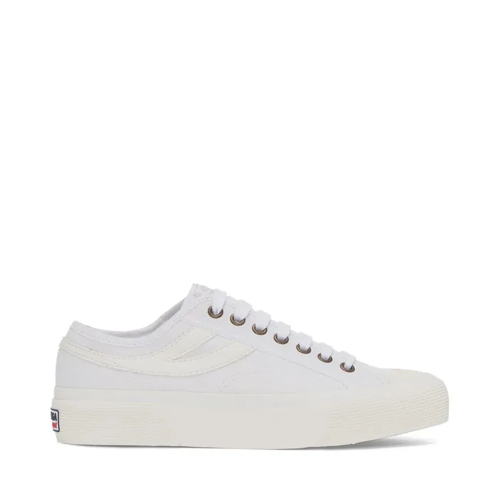 Women Unisex 2750 PANATTA 30 Sneaker WHITEWHITE AVORIO Superga Low Cut