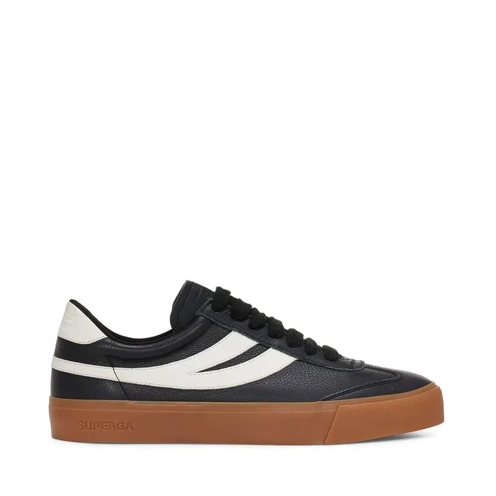 Women Unisex 4834 CLUB S SWALLOW Low Cut BLACKGUM Superga Low Cut